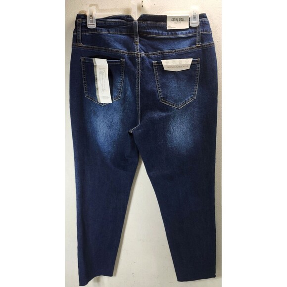 Satin Doll High Rise Skinny Women's Jeans Size 18 Blue Denim Pants NEW - Picture 4 of 9